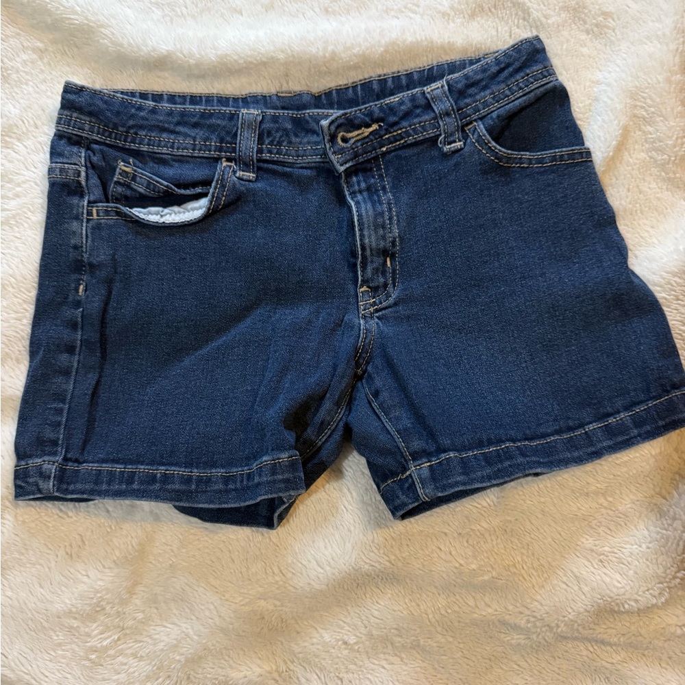 Faded Glory Dark Blue Jean Shorts